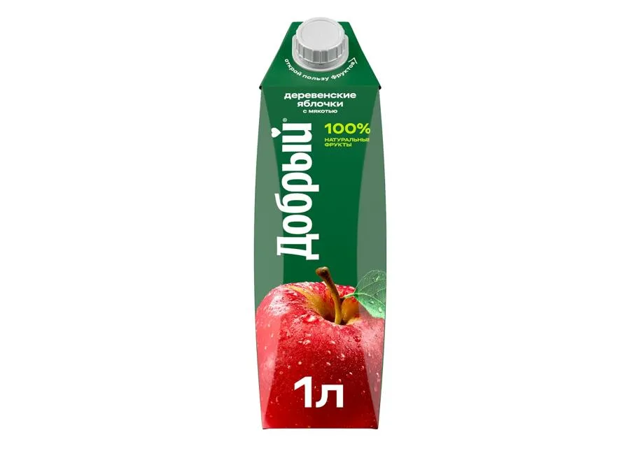 Сок Добрый Деревенские яблочки 1 л